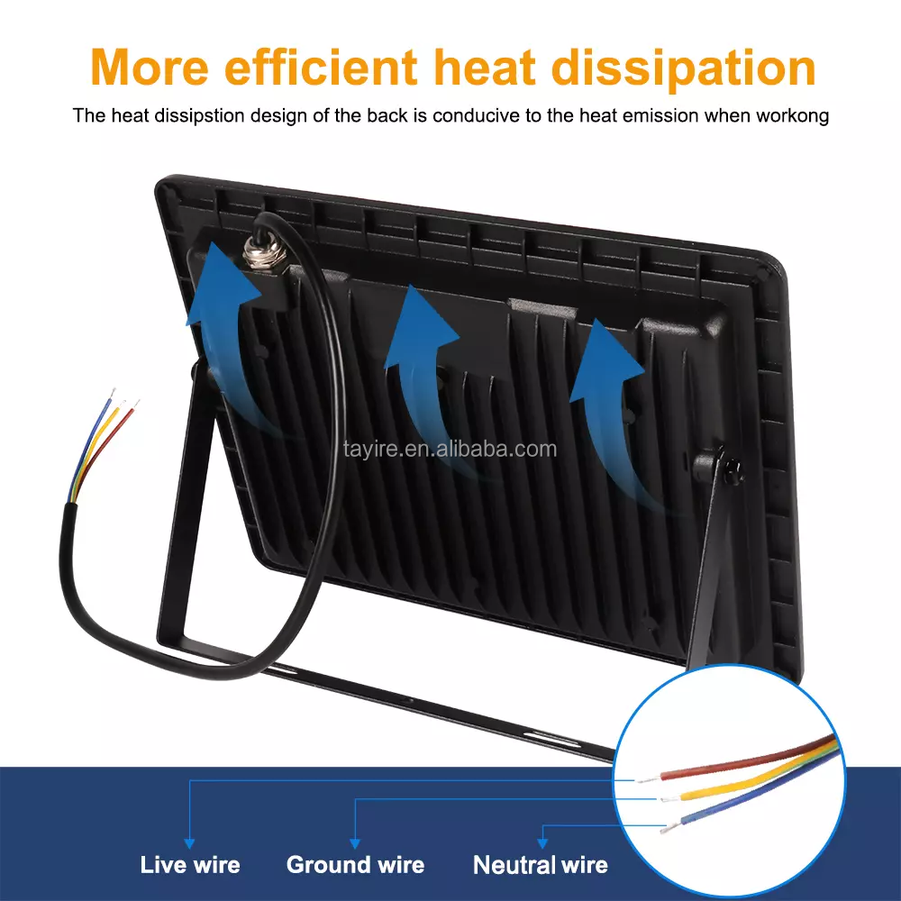 IP66 Waterproof LED Flood Light High Efficiency Outdoor Spotlight Lamp 10W 20W 30W 50W 100W Led Projector 220-240V Floodlight