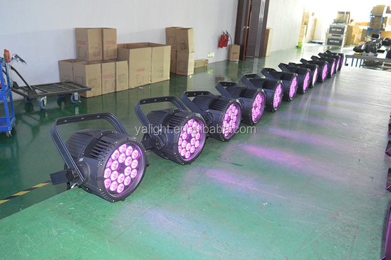 18pcs 10W RGBW LED Par Display Board
