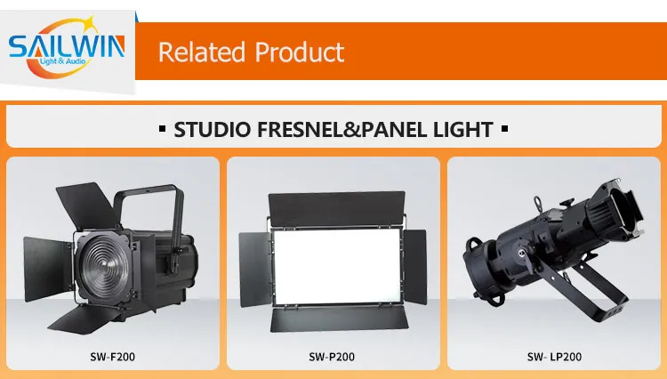 200-300W Rgbaw 4in1 LED Profile Light Zoom Fresnel Spot Light Stage