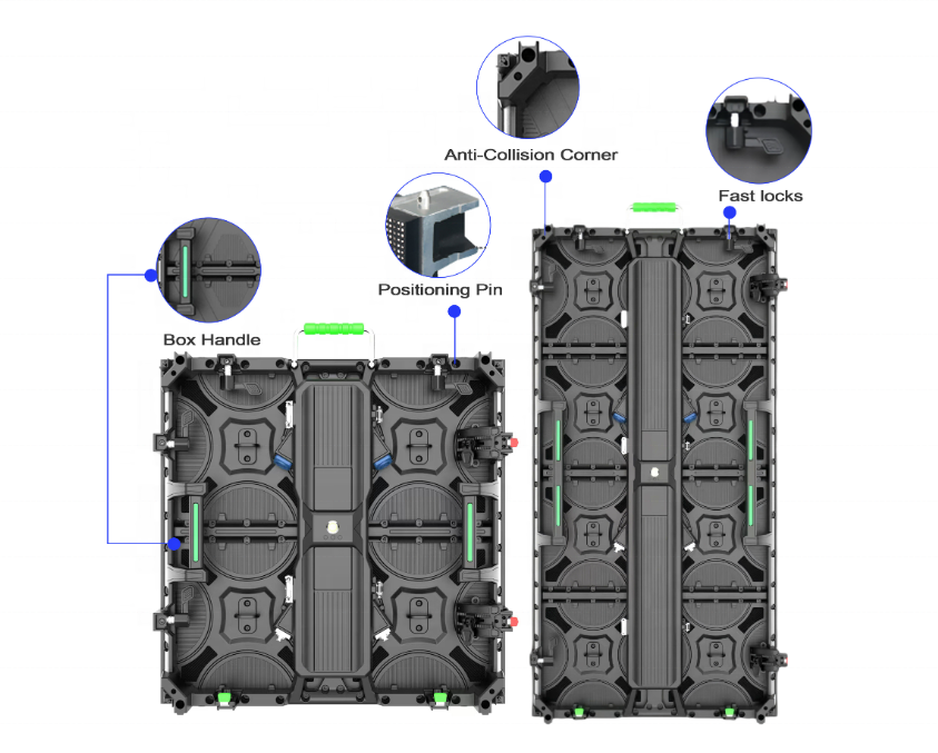 TOPvision P2.6 P3.91 Rental Led Display For Stage Concert Event Show High Refresh Novastar System Screen