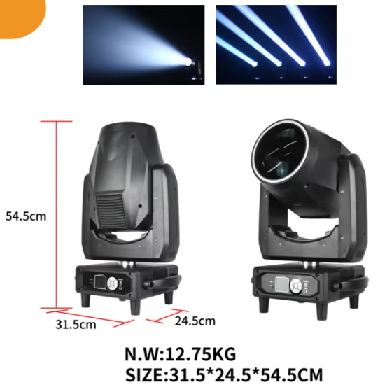 380w Beam Moving Head Stage Light for Club Disco Party Beam 380 Moving Head Light With Ring