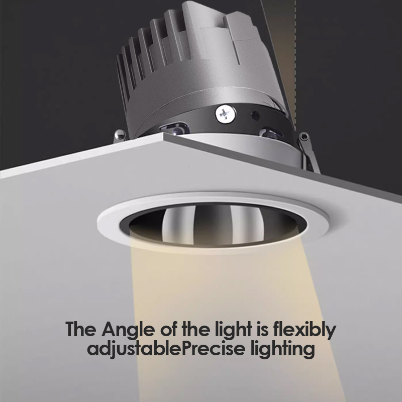Modern Home Office LED Spotlight High Display Anti6000K Daylight Warm White Aluminum IP44 Recessed