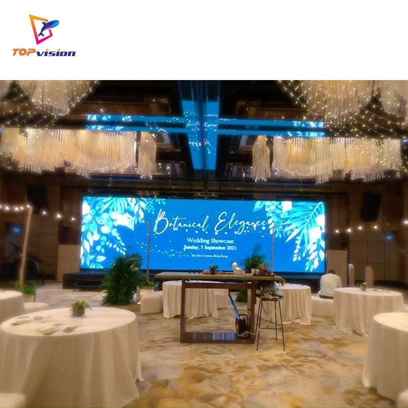TOPvision P2.6 P3.91 Rental Led Display For Stage Concert Event Show High Refresh Novastar System Screen