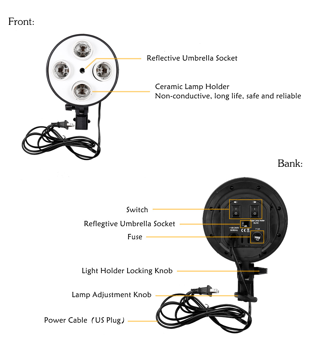 Photography Lighting Kit Softbox Detail