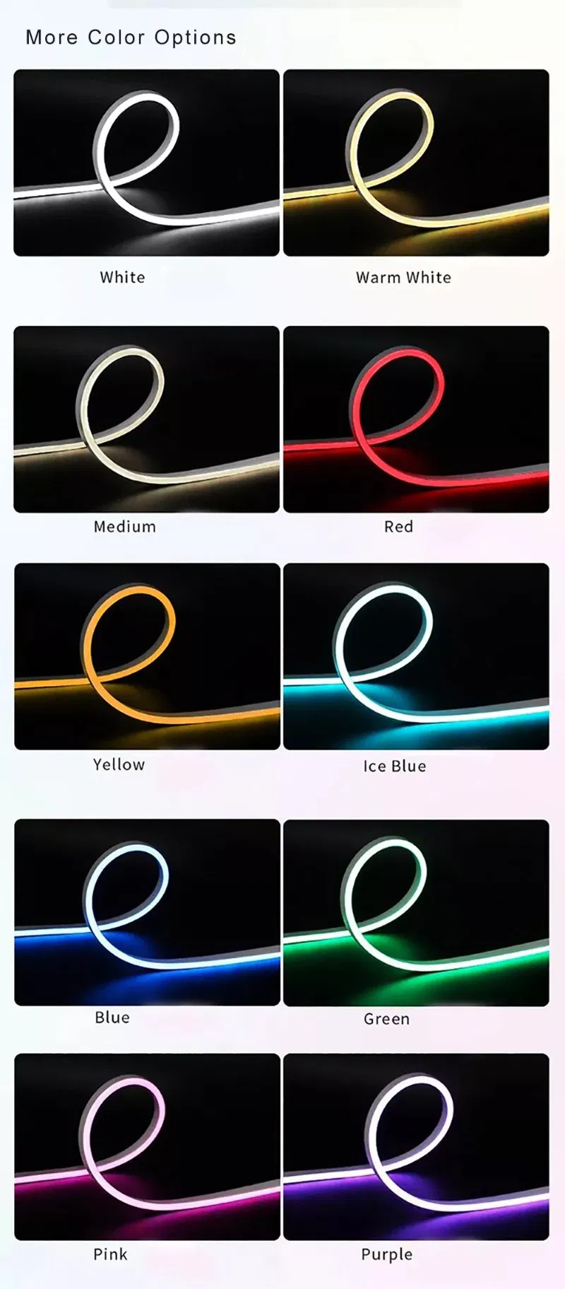 Flexible Silicone Neon Smart LED Strip Light 3