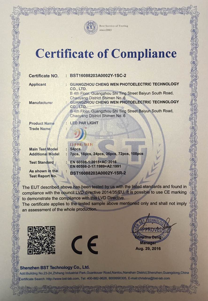 Technical Standards Compliance Document