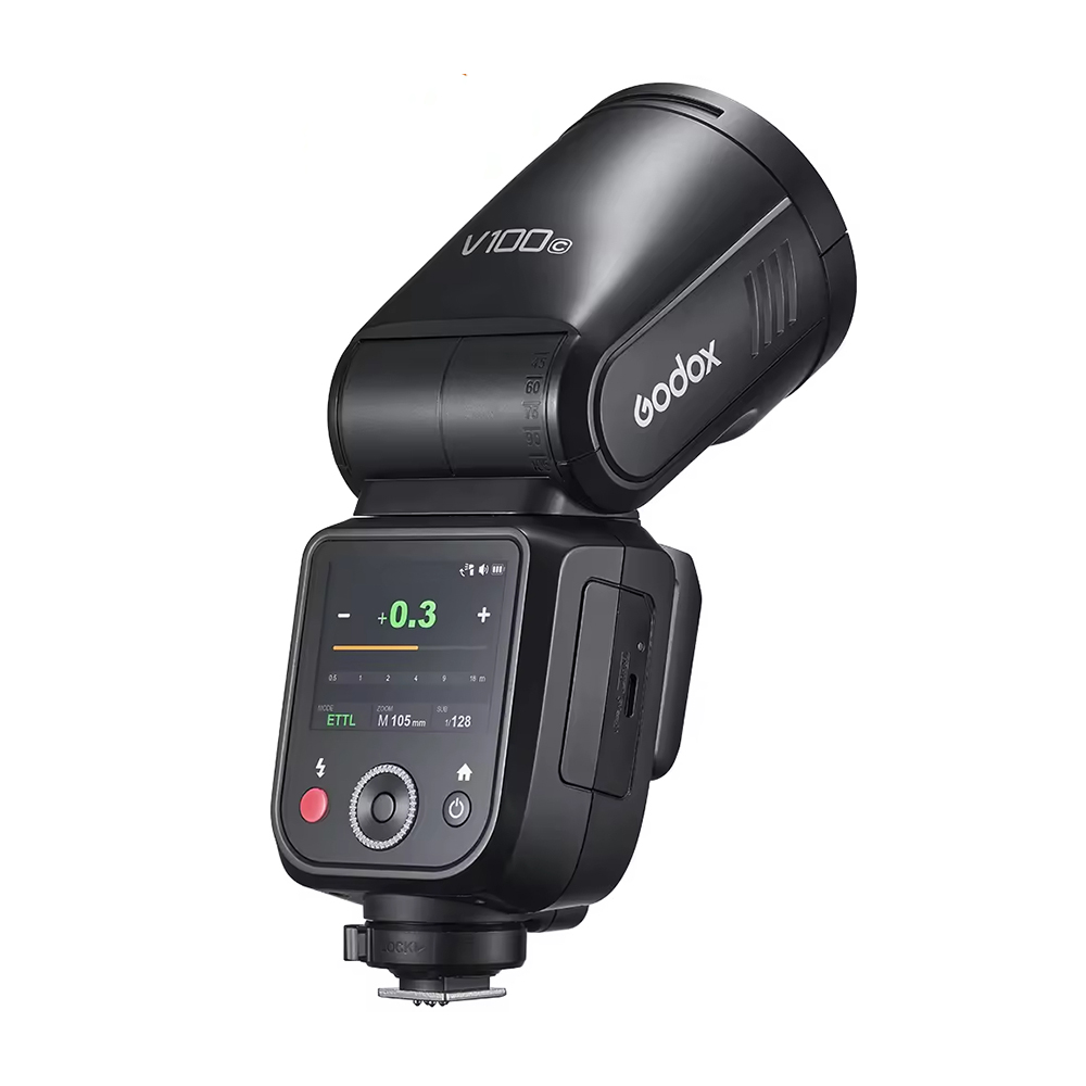 Wholesale Godox V100 C Wireless Portable Photography Speedlight 100W Black Auto-TTL 3300K+200K Color Temperature for Fujifilm