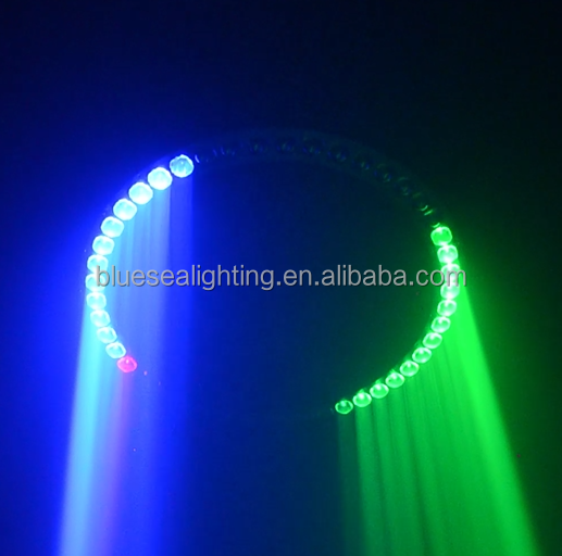 6m Kinetic LED Ring RGBW Projection Lights 300W Power for Hotel Application