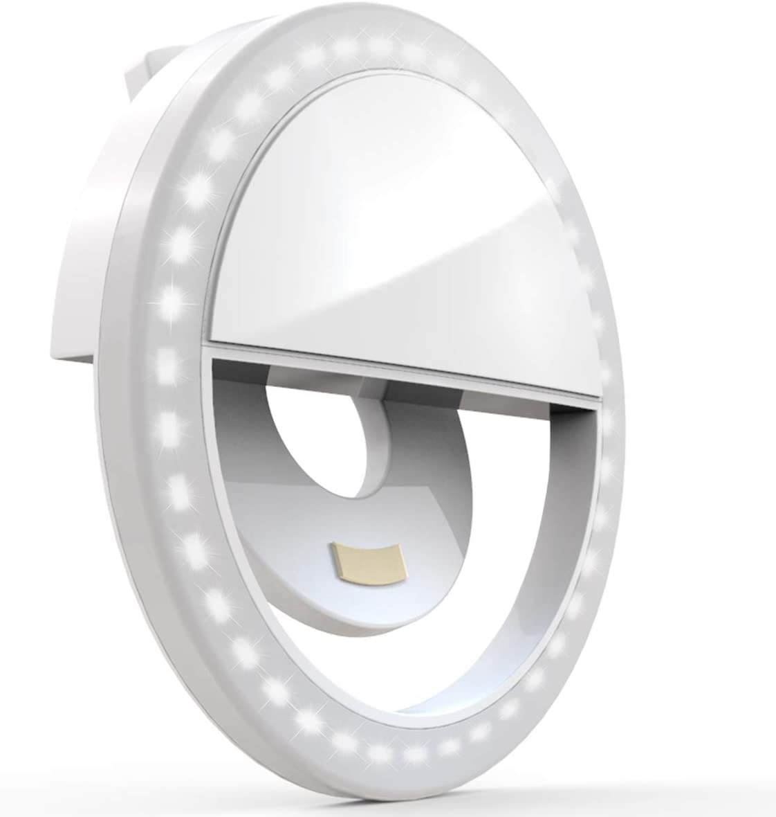 Factory Price Selfie Ring Light 3 Dimmable Modes Rechargeable ABS Material Clip High Quality For Cross Border Dropshipping Sale