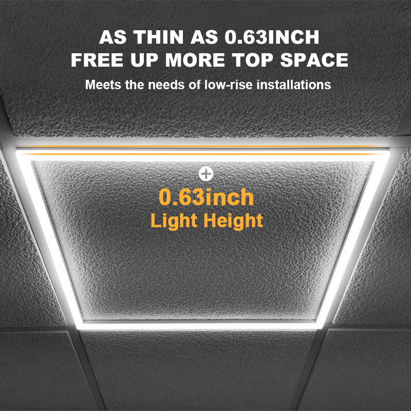 60x60 Square 35W 45W 54W Dimmable Energy Saving 5CCT Slim Led Backlit Recessed Ceiling Panel Light for Office Commercial Use