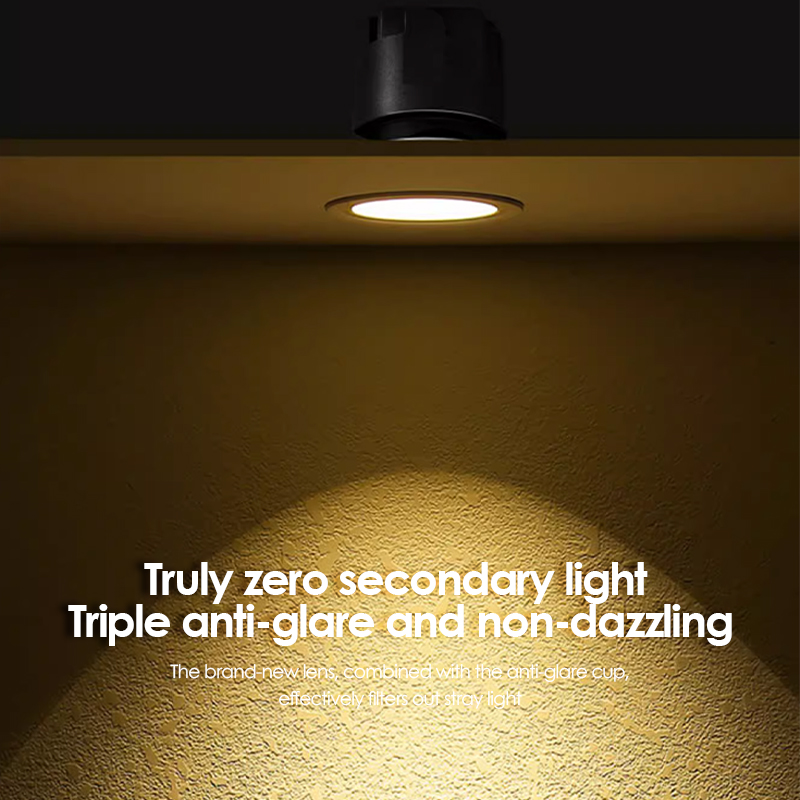 Modern Home Office LED Spotlight High Display Anti6000K Daylight Warm White Aluminum IP44 Recessed