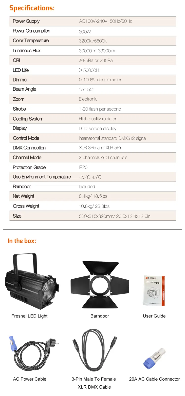 EJ-350 Beam Angle Projection