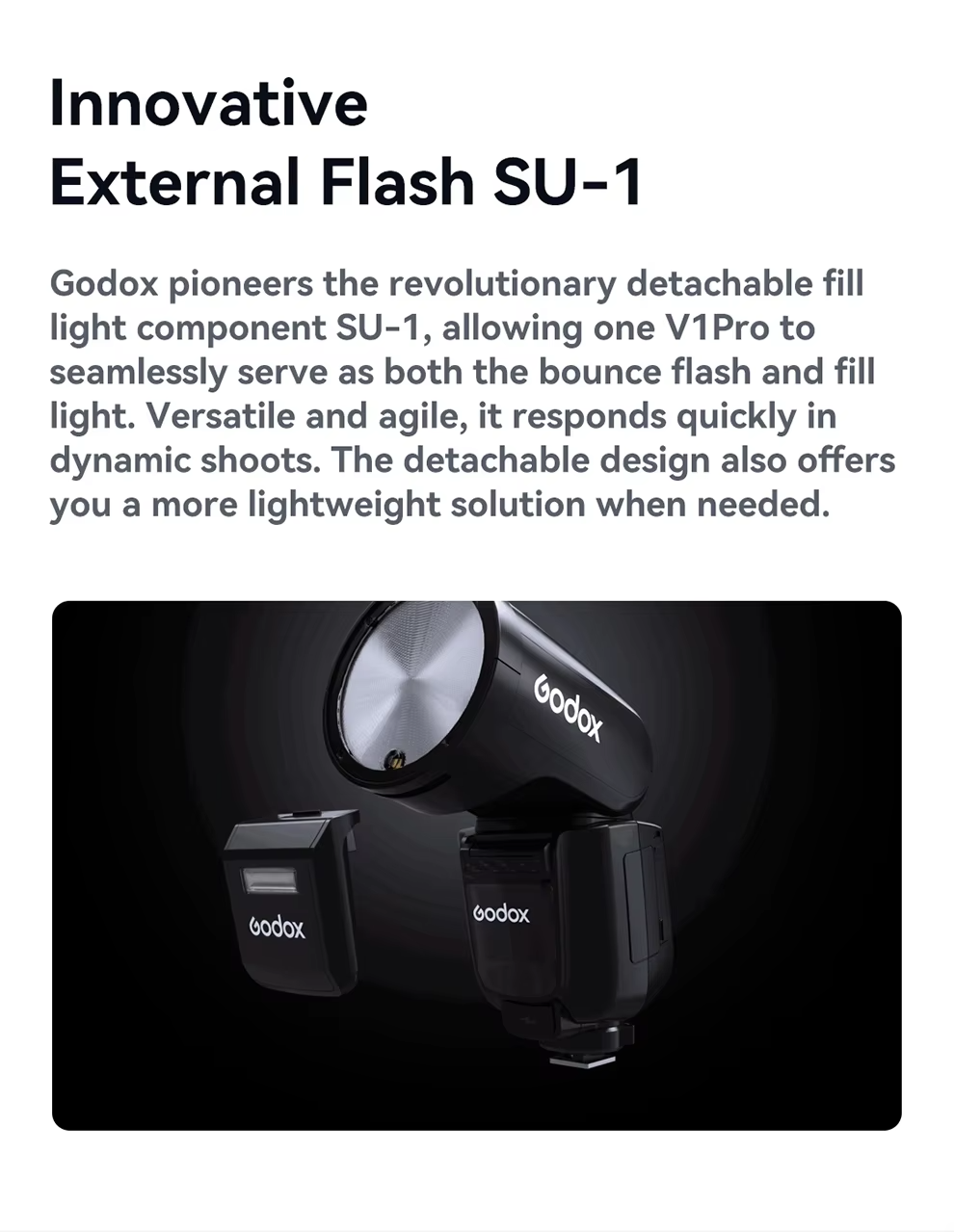 Godox V1 Speedlight V1C V1N V1S V1F V1O V1P TTL HSS 1/8000s Li-ion Battery Speedlite Flash for Fuji Pentax