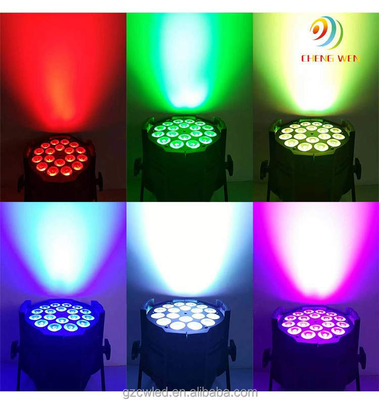 Cheap Guangzhou Led Stage Light Parcan Beam Lights 18pcs 10w Rgbw 4 in 1 Disco Dj Lighting Professional