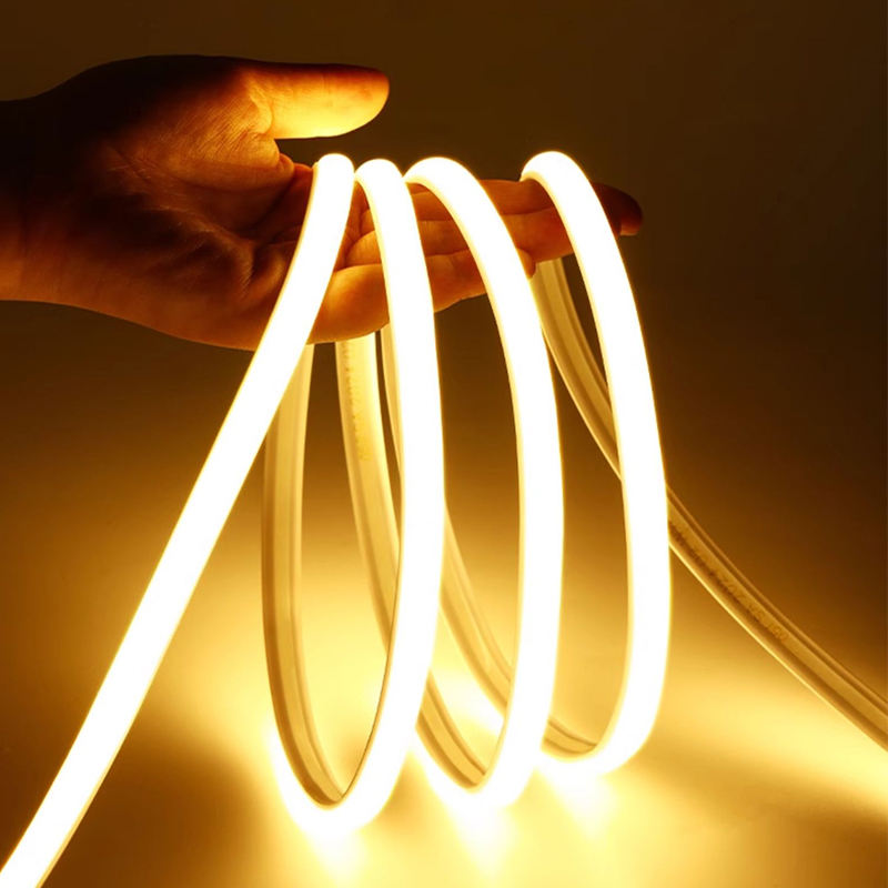 COB 110V 220V 288leds IP67 50m 100m 3000k 4000k 6500k Cob Led Strip High Density Outdoor Waterproof Flexible Cob Led Light Strip