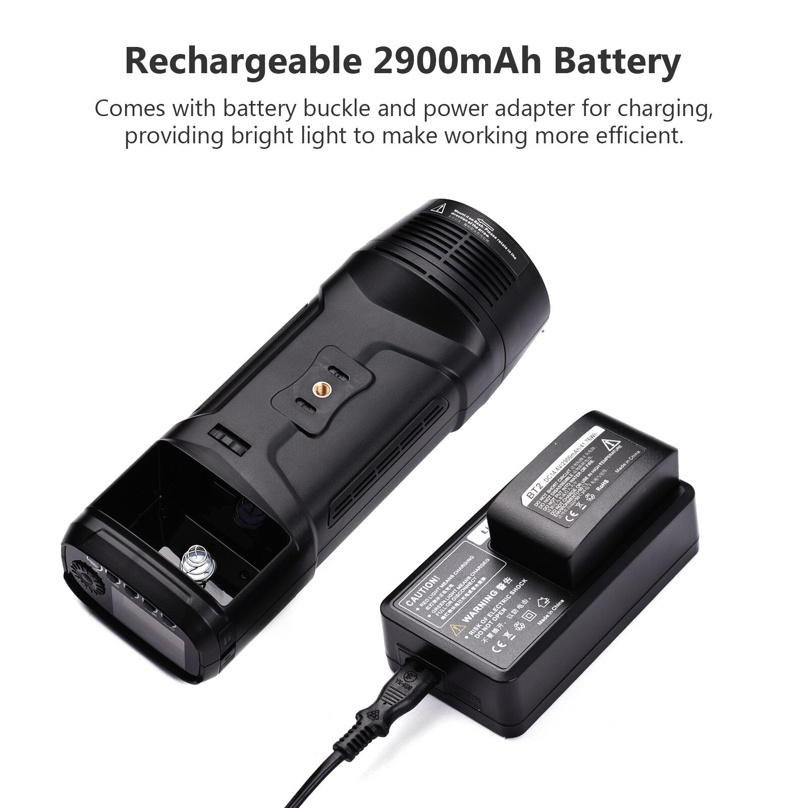 VISICO VISICO2 200W TTL 1/8000s HSS Wireless Camera Pocket Flash Speedlight Mini Portable 2900mAh Lithium Battery 5400-5800K