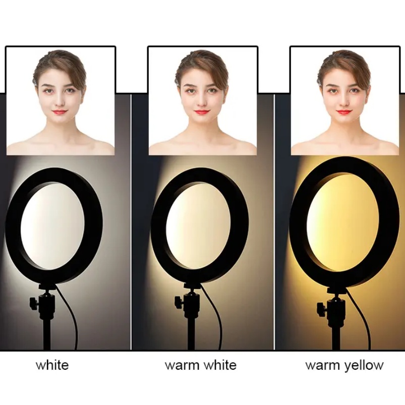 Popular LED Multi-light Effect Tiktok Ring Light Foldable Makeup Selfie Ring Light For Live Broadcast Round Portable Tripod