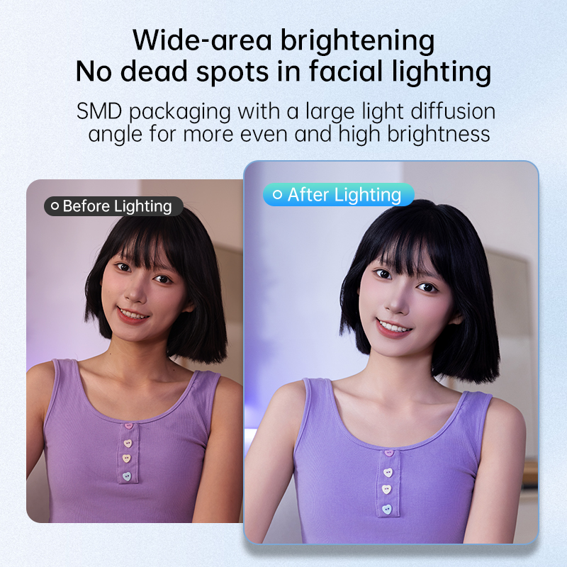 Factory Wholesale 2026 New Portable Ring Light Fill Light Bracket Video Light Phone Light Customize