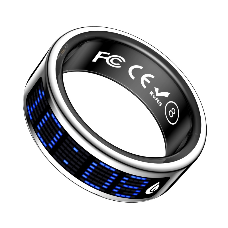 2026High-quality Touch Control Display Motion Tracking Muslim Health Monitoring Sleep Tracking Water-resistant Smart Ring