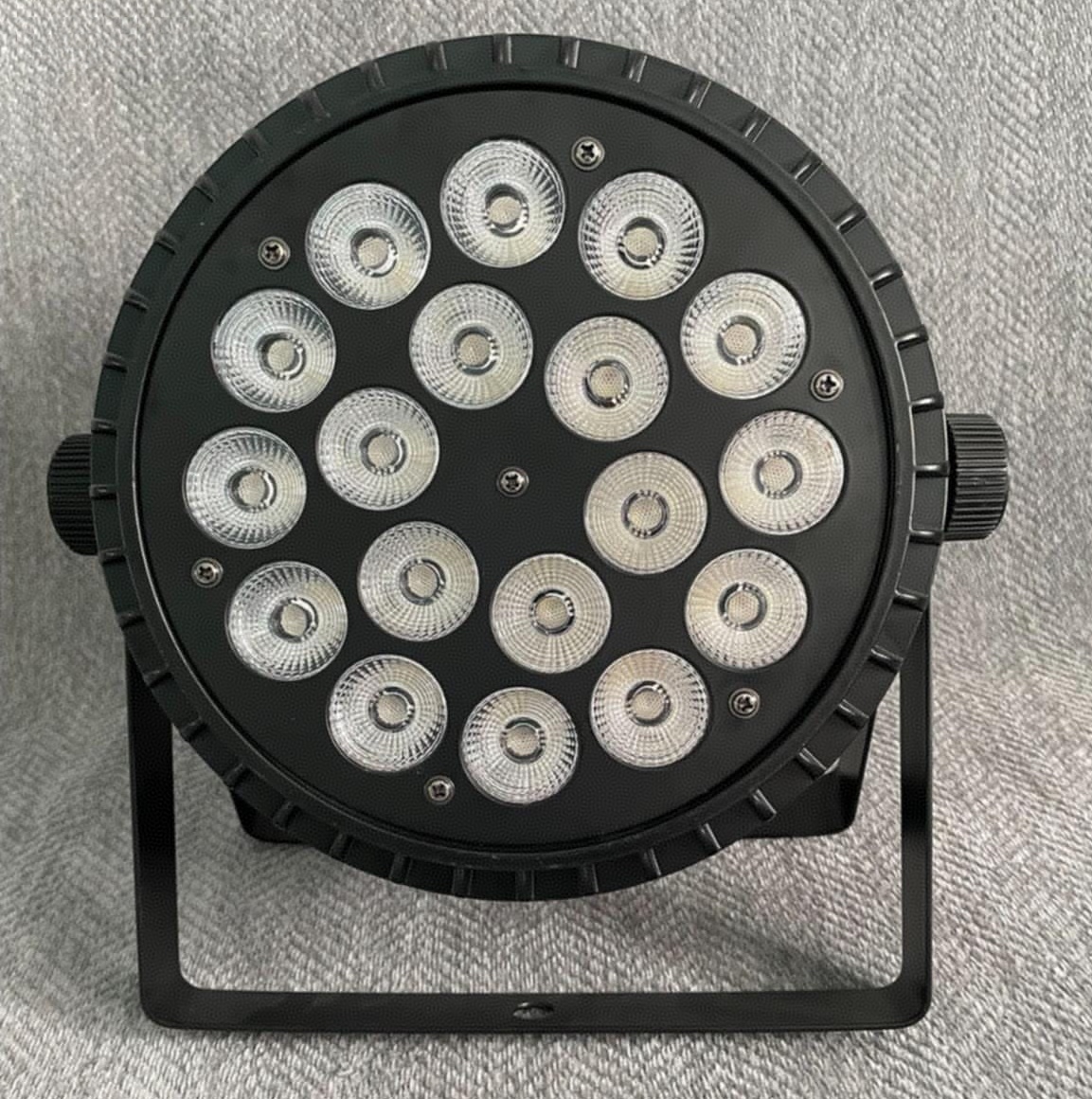 Professional RGBW 4in1 18X10W LED Flat Slim Parcan Light Aluminum Body DMX512 Control for KTV Wedding Event