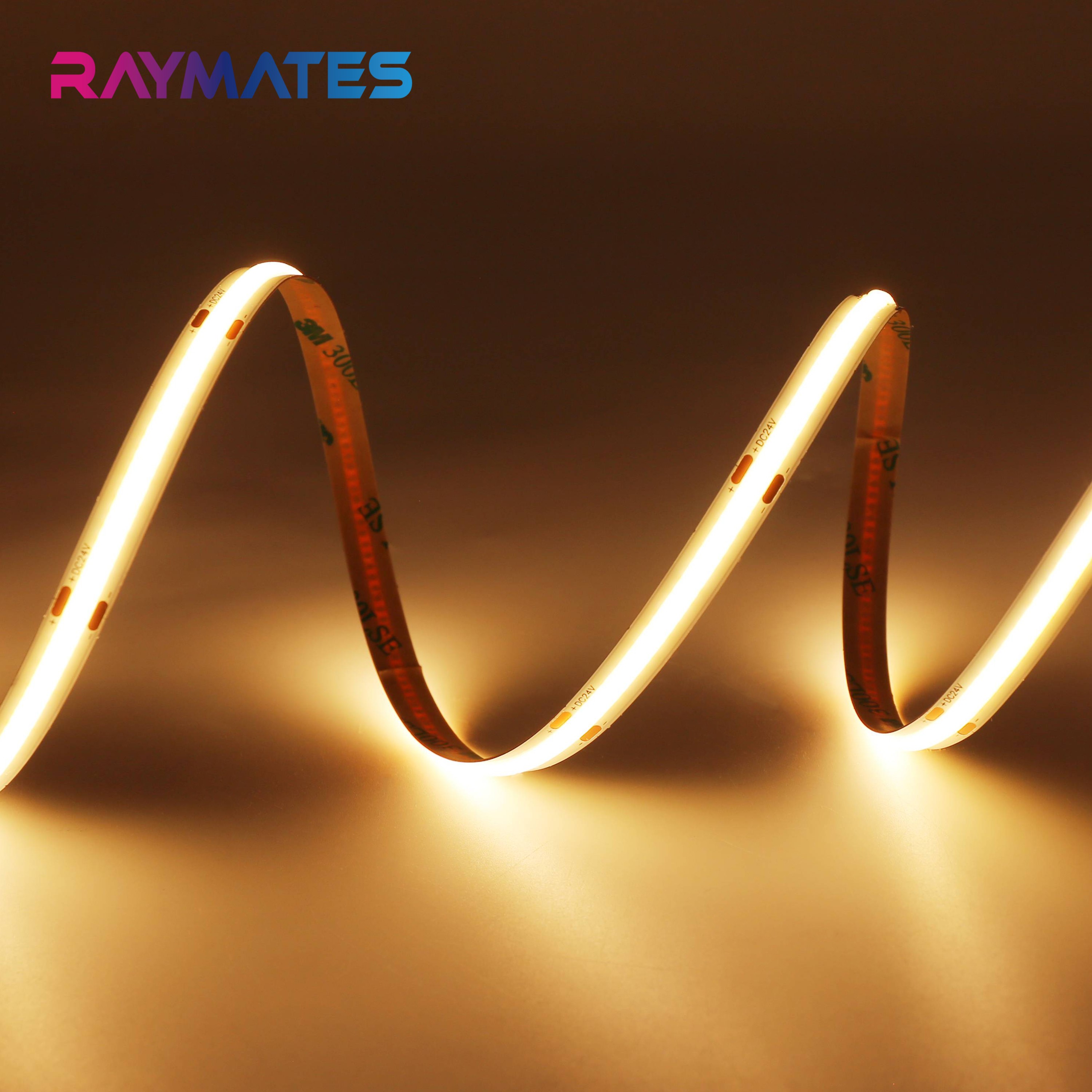 High Quality Limitless 2700k 3000k 4000k 6000k Cob Led Light 12v/24v Single Color Brightness 480leds Light Strip