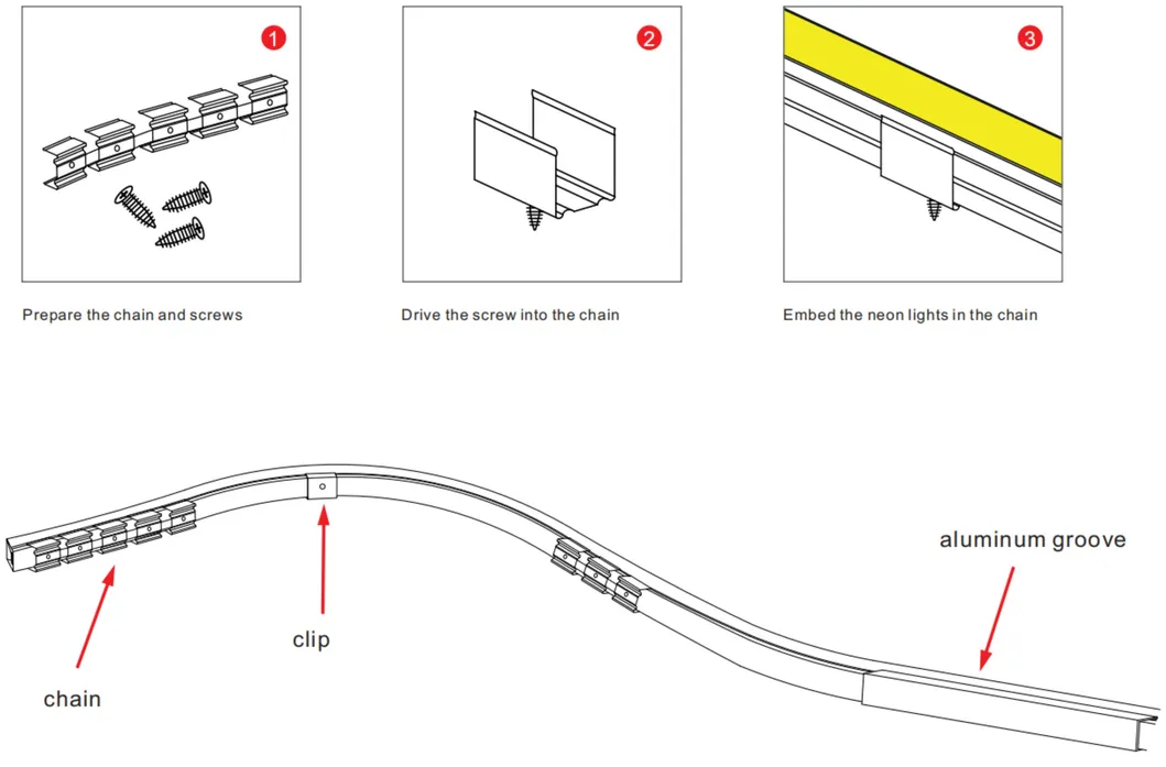 Chain mounting