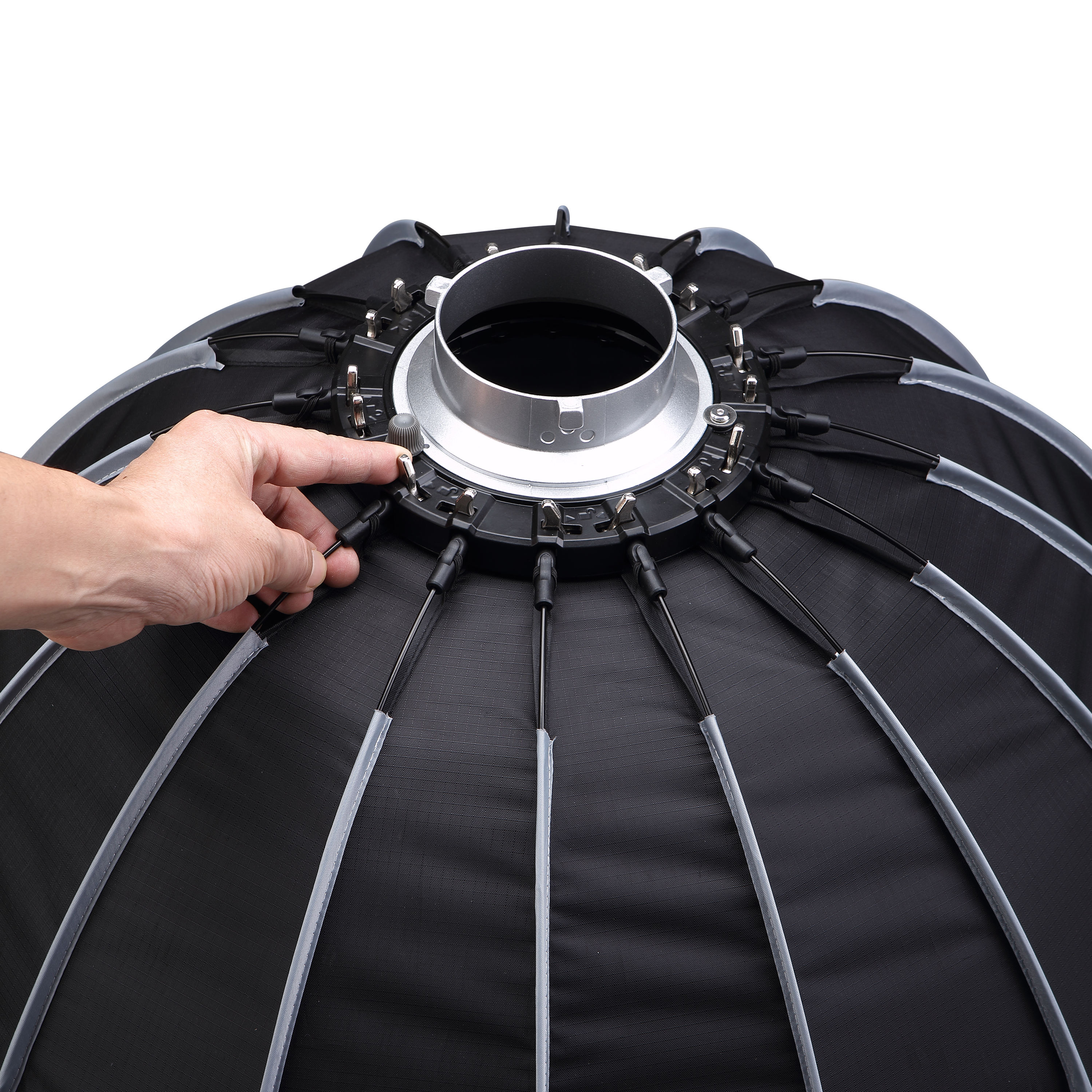 120Cm 16-Rib Deep Easy Folding Parabolic Softbox Pour Flash Softbox for Photo Studio Photography Photography Softbox