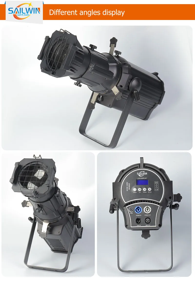 200-300W Rgbaw 4in1 LED Profile Light Zoom Fresnel Spot Light Stage