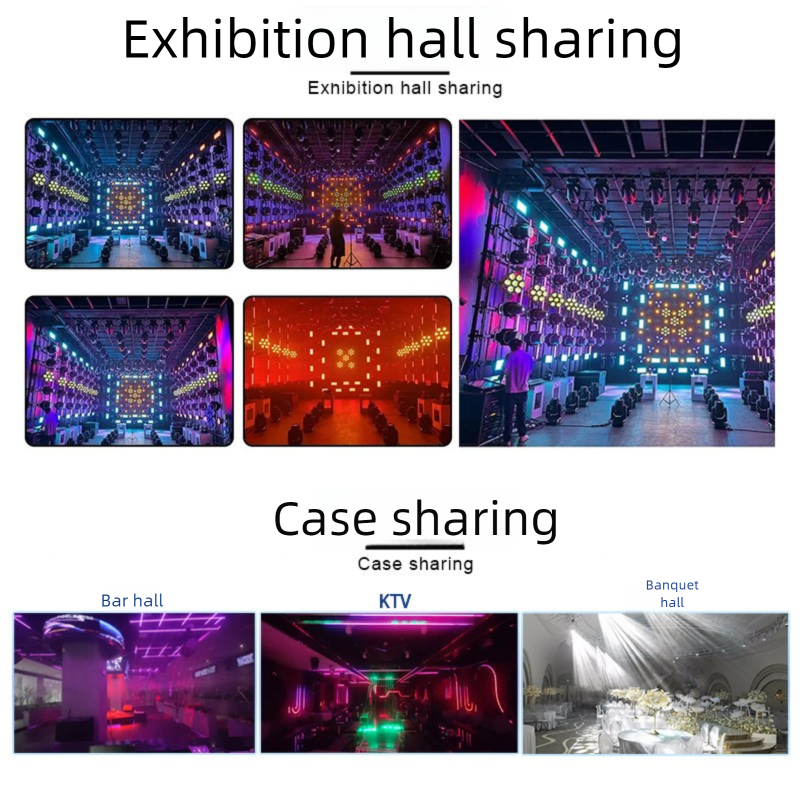 4in1 Slim 18*4W RGBW DMX512 Parcan Stage Moving Head Led Par Light Stage Lighting Equipment Professional CE for DJ Party Disco