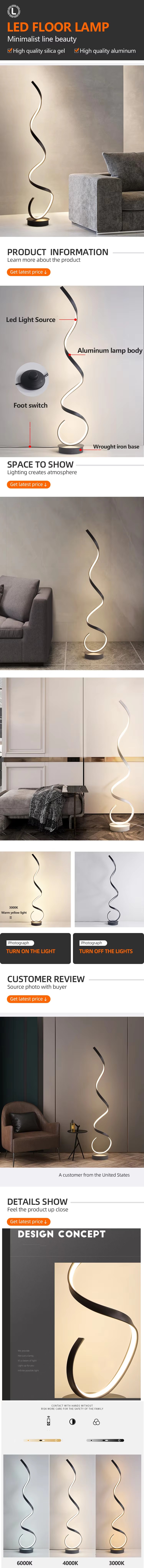RGB Floor Lamp Main View