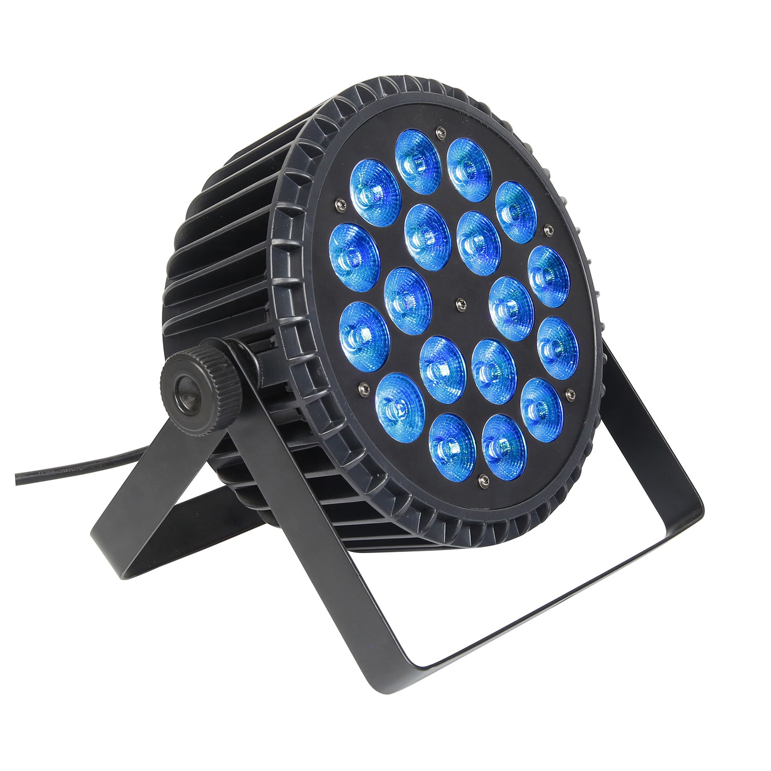 Best Price 18x18W LED Parcan DMX512 RGBWA+UV Professional Par Light for Stage Uplights