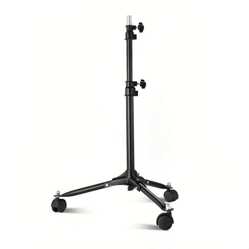 Aluminum 70cm Durable Flexible Folding Wheels Mini Portable Ring Light Floor Light Stand Base Roller Professional Photography
