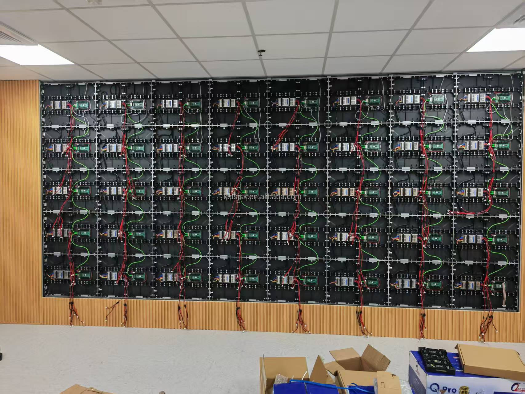 Seamless Splicing P1.8 LED Cabinet 640MMx480MM Indoor High-Def Display Panel
