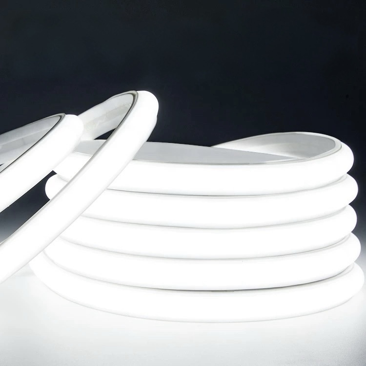 320 LEDs 8mm Wide 10W/m R90 COB IP67 Rated Remote Control USB 6000K Cool White LED Strip Light