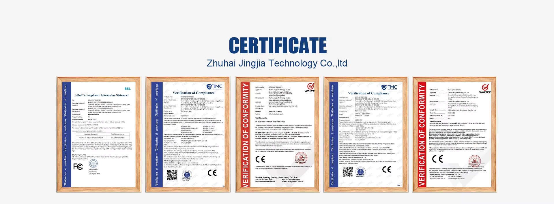 Product Certifications