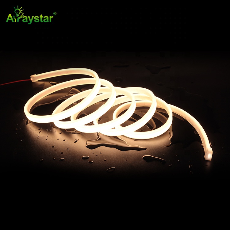 Free Bend 480 LEDs/m Outdoor COB Strip IP65 Waterproof Silicone Tube Milky Diffuser Remote Control WiFi 5-Year Warranty
