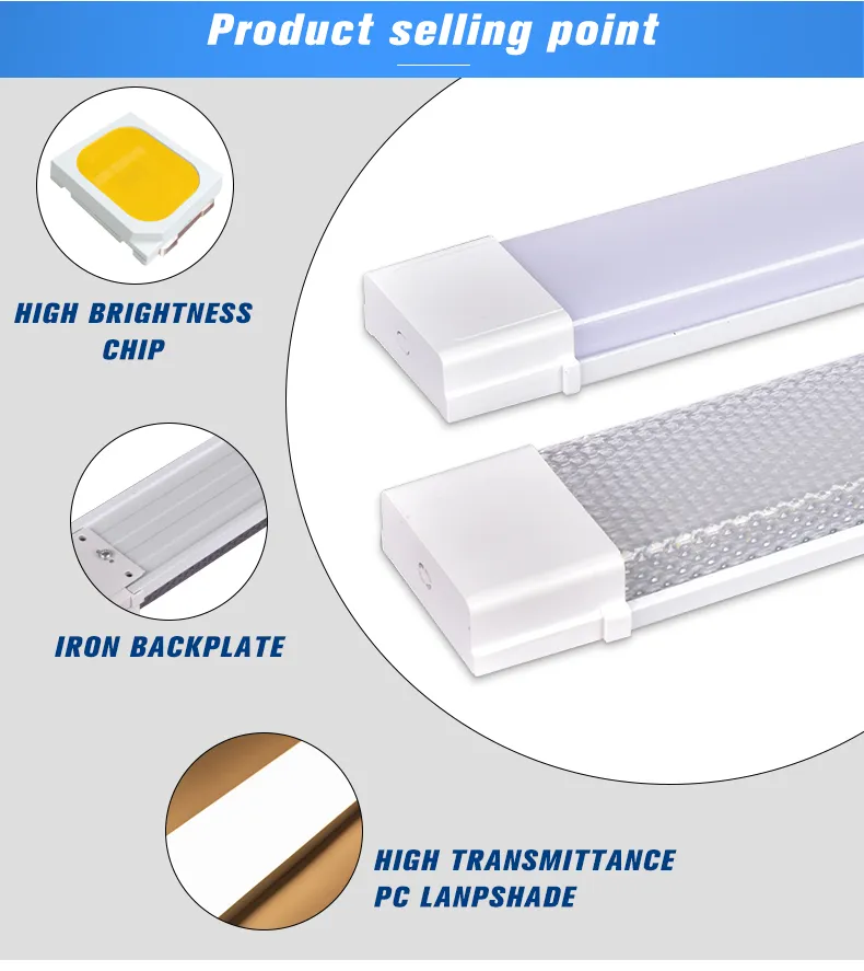 Energy-Efficient Indoor LED Tri-Proof Batten Light for Savings