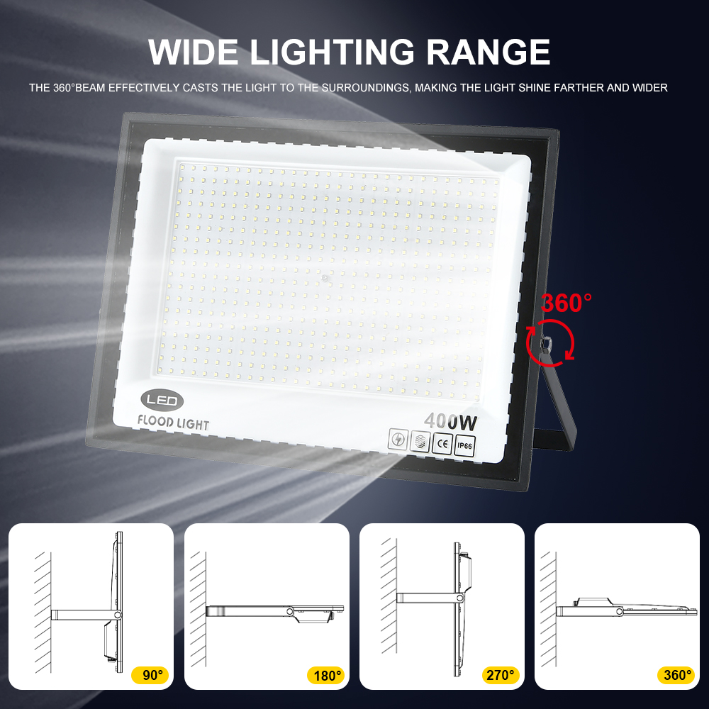 Hot Selling CET-165 LED Flood Light Waterproof IP65/66/67 Projector for Outdoor Landscape CE Certified with 10W to 300W"