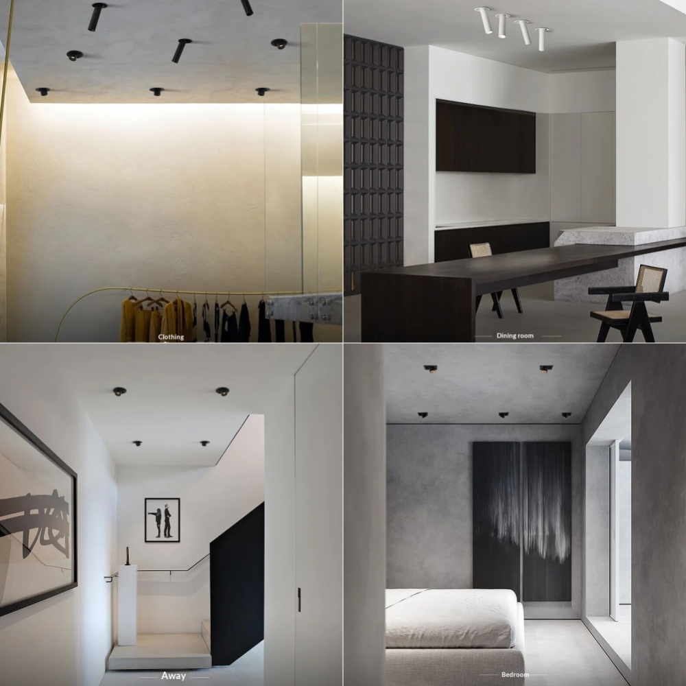 Ecolux CE ETL SAA Architectural Led Spotlights Adjustable Indoor Aluminum Cob Led Downlight Hotel Recessed Spot Light