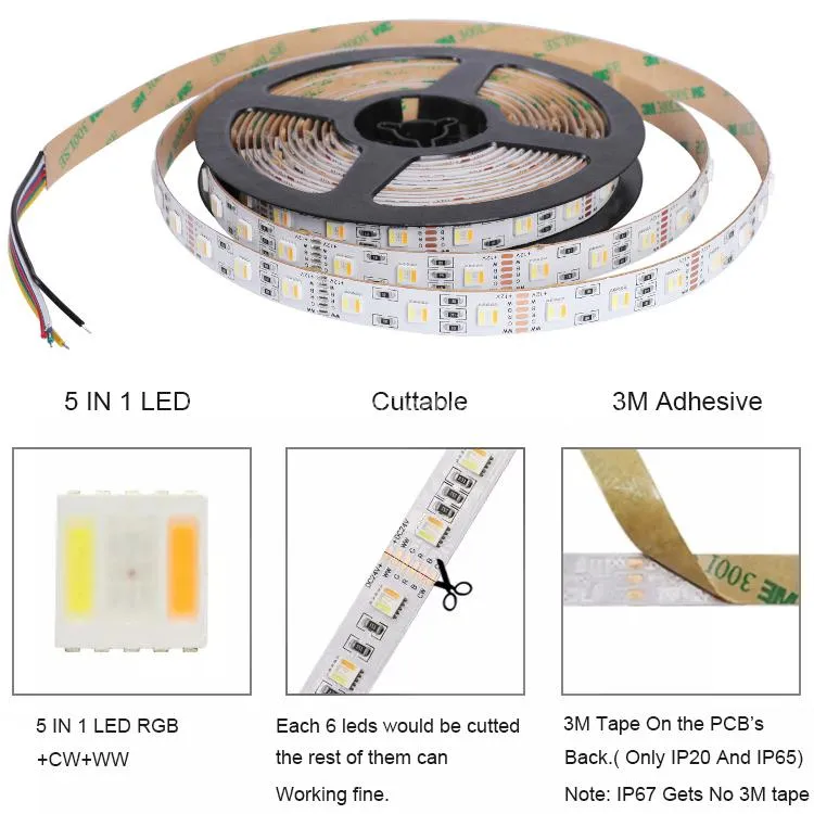 High Density Colorful SMD2835 LED Strip Light for Home Decor