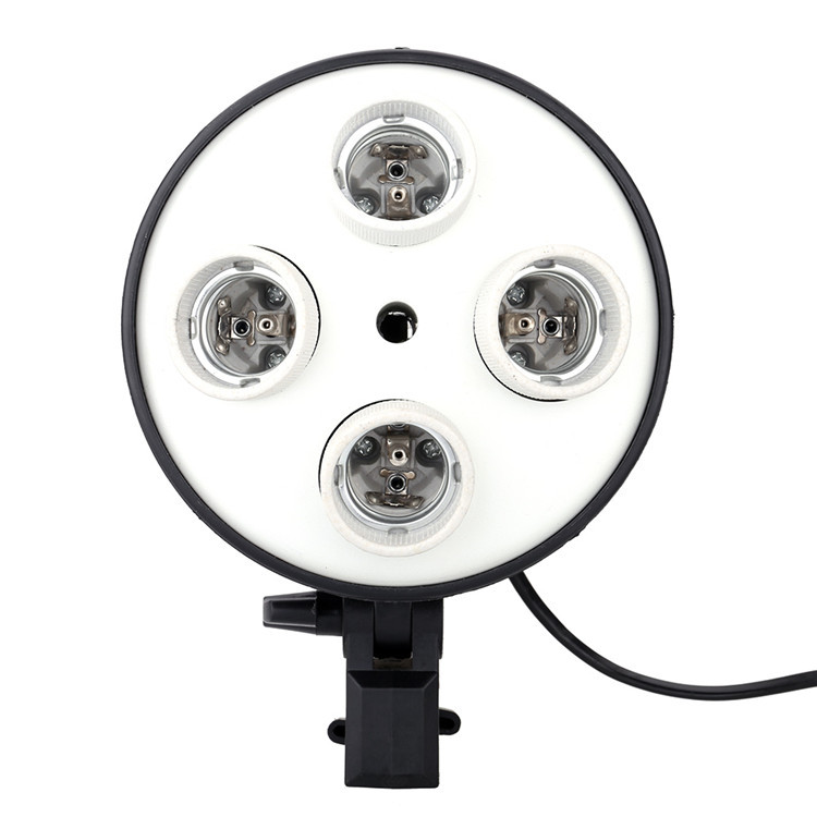Photographic Equipment Photo Studio Soft Box Kit Video Four-capped Lamp Holder Lighting 50*70cm Softbox Photo Box