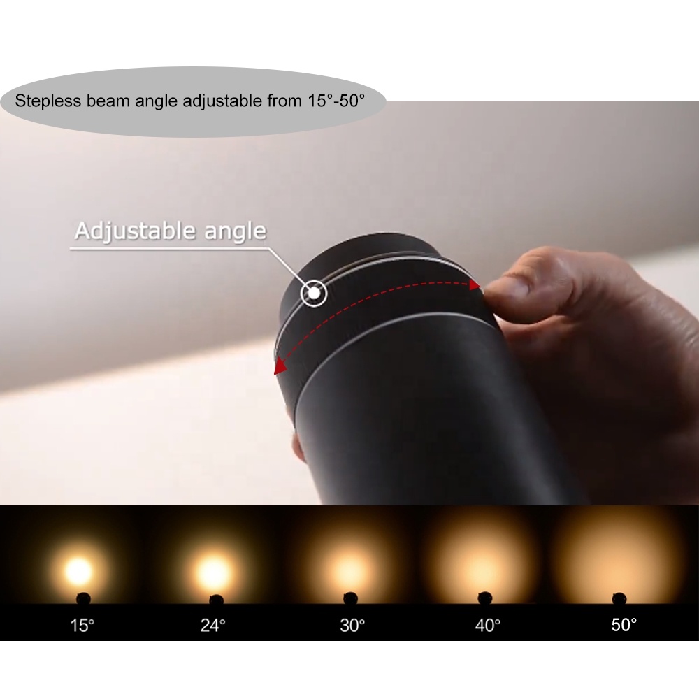 15W 20W Track Spotlight China 30W Adjust Zoom Type LED Track Light for Showroom Lighting