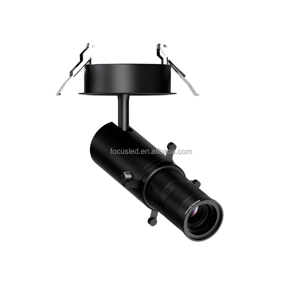 High Quality 10W 30W Adjustable Zoom Spotlight 355 Degree Rotatable Recessed Mounted Dimmable Cob Modern Track Projector Light