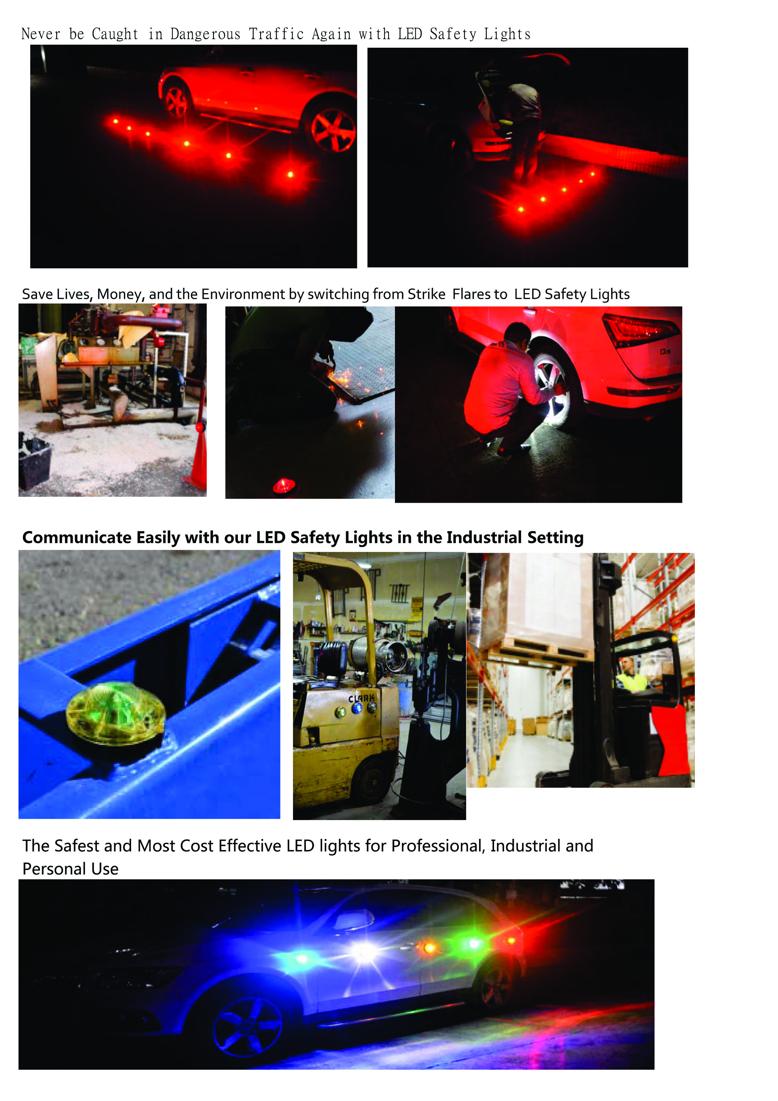 Magnetic Base LED Strobe Light