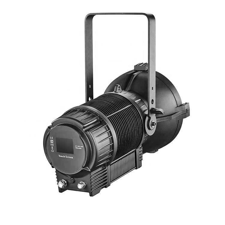 Waterproof 300W IP65 Fresnel with Auto Zoom LED Studio Stage Light 3200K
