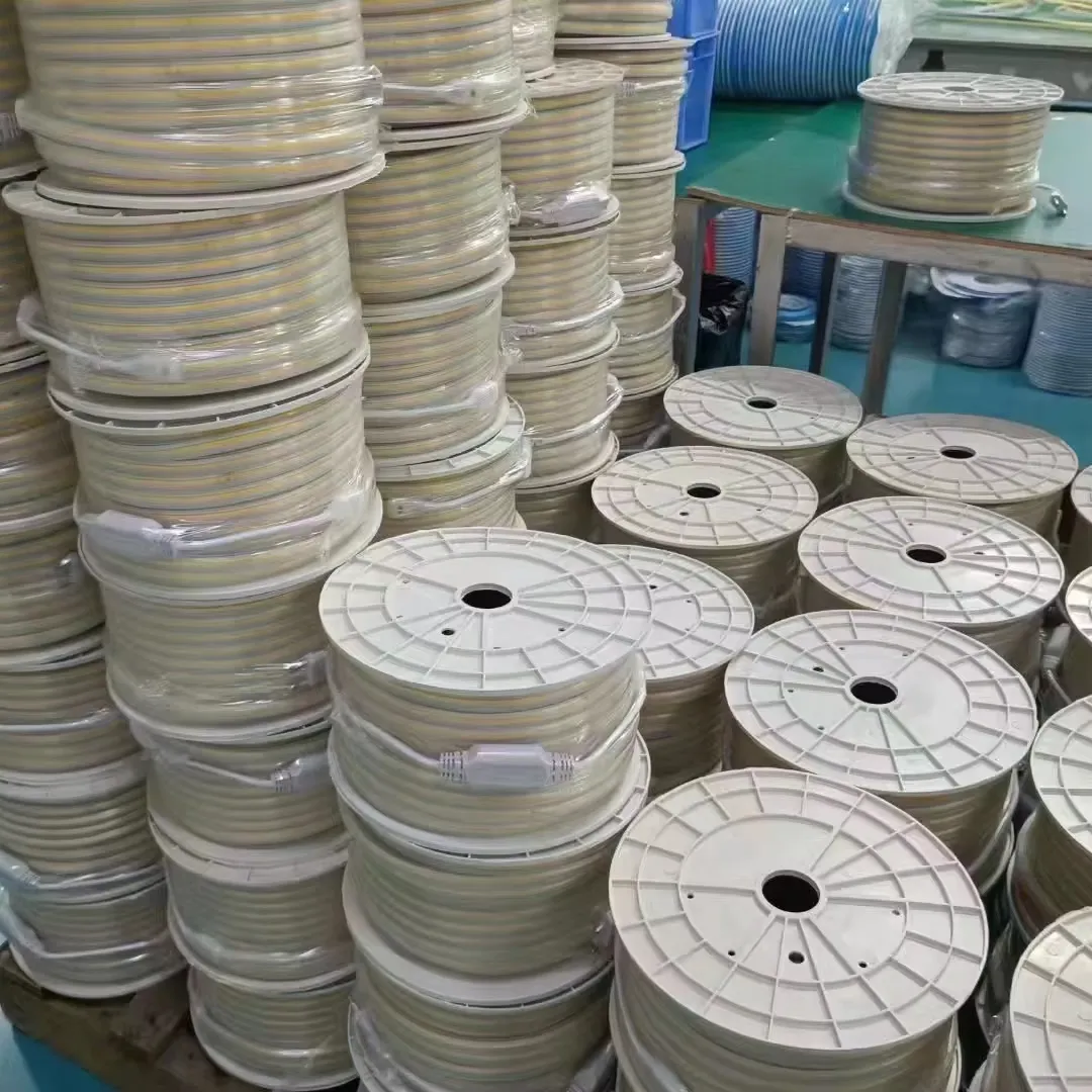 COB 110V 220V 288leds IP67 50m 100m 3000k 4000k 6500k Cob Led Strip High Density Outdoor Waterproof Flexible Cob Led Light Strip
