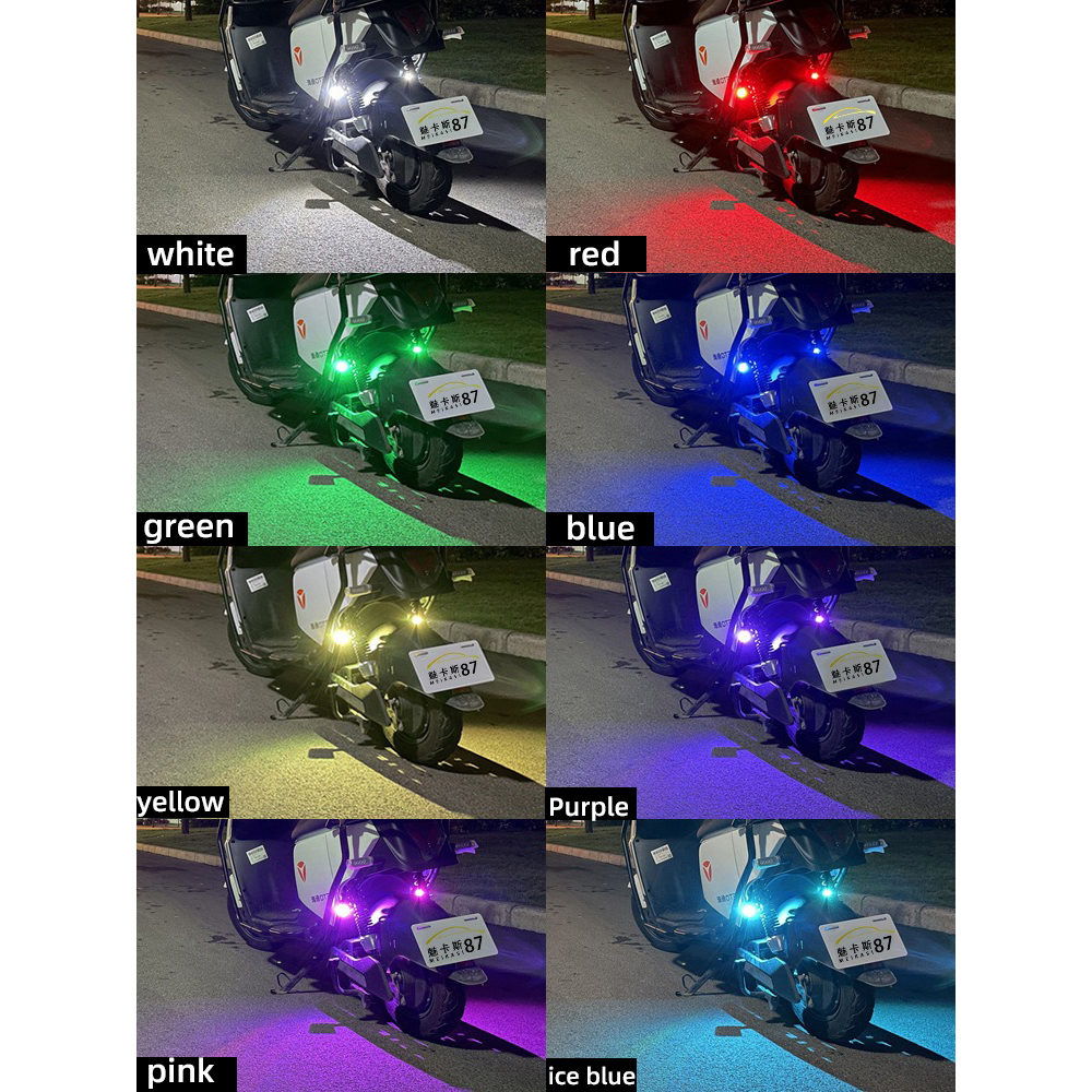 Car and Motorcycle Wireless LED Strobe Lights With Remote Control Aircraft Bike Warning Light Waterproof