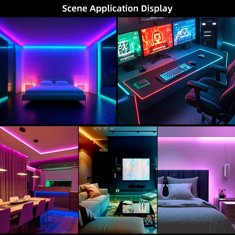 Ws2811 Strip RGB Cob Led Strip 24V Colorful Color Dmx Digital Pixel Rgbicaddressable Led Strip 12v for Home Events