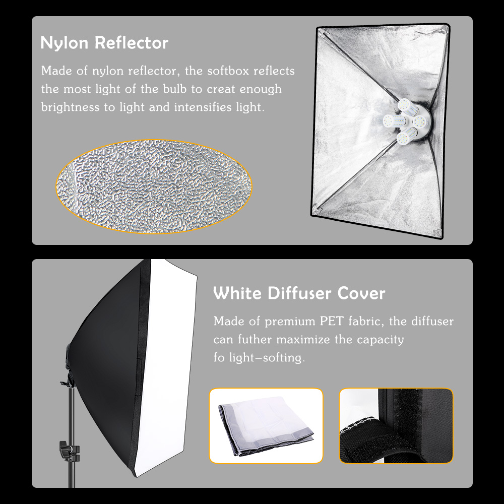 Photography Lighting Kit Power Adapters