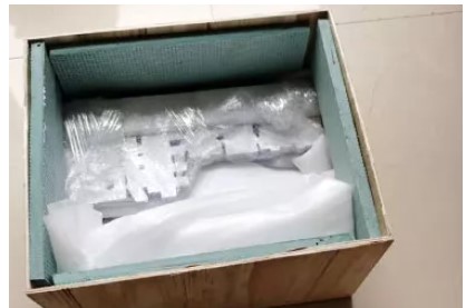 Fill gaps with bubble wrap or foam